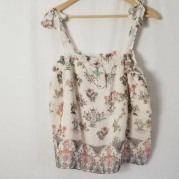 NWT NAF Tops - NWT NAF NAF floral sleeveless tank top women's size 8 (116)
